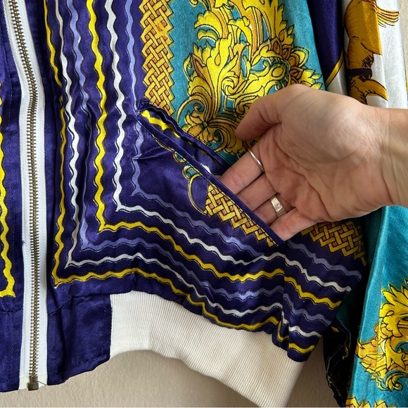 Vintage Equestrian Satin Bomber - Picture 10 of 11